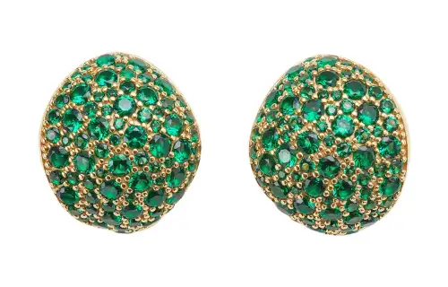 Bottega Veneta Earrings Women's Green