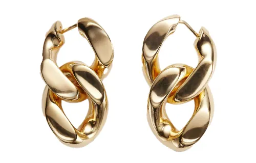 Bottega Veneta Chain Link Earrings
