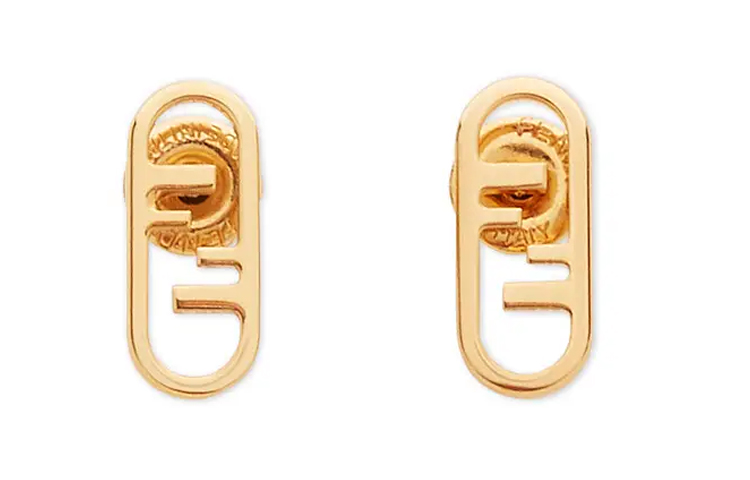 Серьги Fendi O'Lock (золотые)