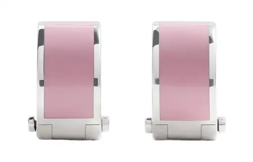Bottega Veneta Earrings Women's Silver/Pink