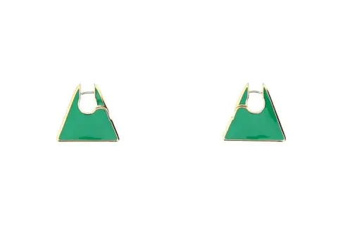 Bottega Veneta Triangle Shaped Earrings