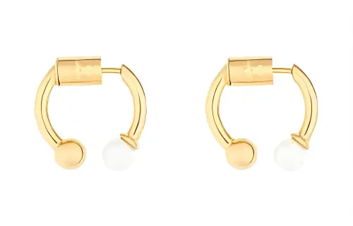 DIOR Earrings Women's Gold