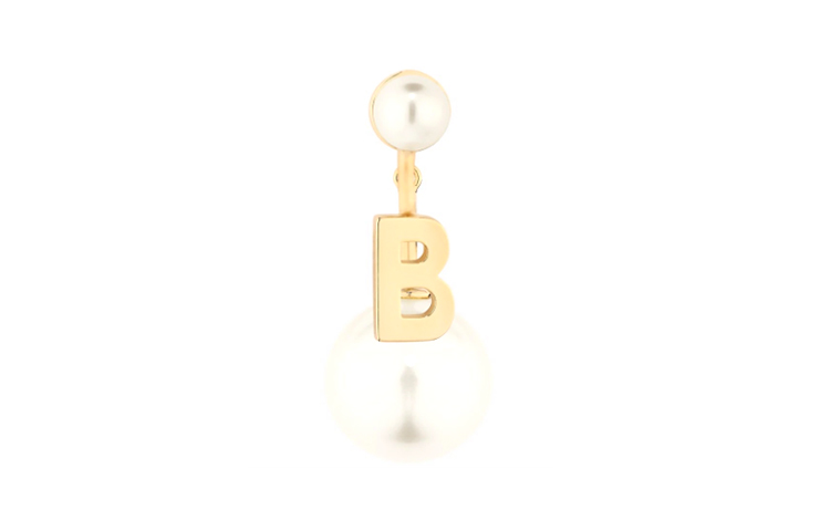 Серьга Dior MY ABCDIOR Letter B (золотая)