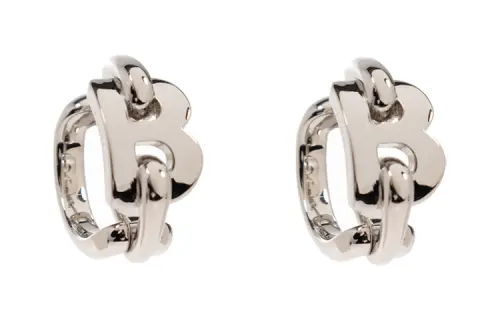 Balenciaga B Logo Earrings