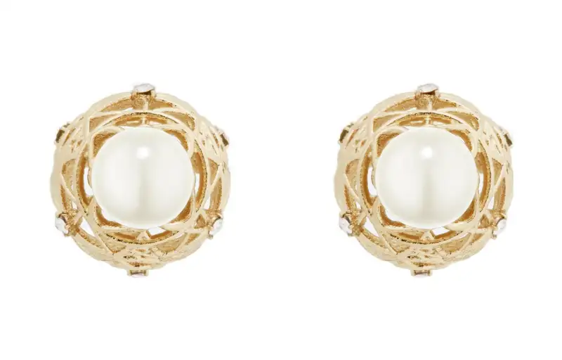 DIOR Earrings Women's Gold