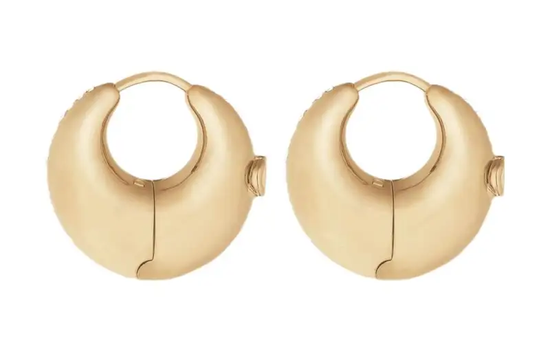 DIOR Metal Earrings Women's Gold