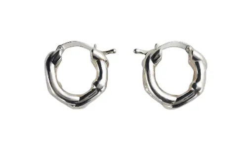 Bottega Veneta Earrings Women's Silver