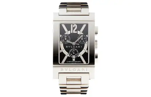 BVLGARI Wrist Watches Quartz Movement Stainless Steel Strap 49mm Black Dial Unisex Water Resistant For Everyday Use