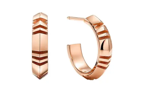 TIFFANY & CO. 18K Rose Gold Earrings Women's