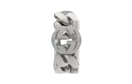 GUCCI Metal Earrings Women's Gray