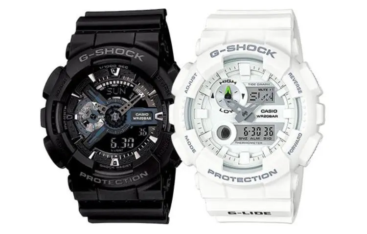 CASIO Unisex Pair Table Series Black Watch