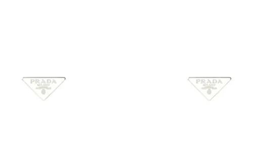 PRADA Earrings Women's Silver