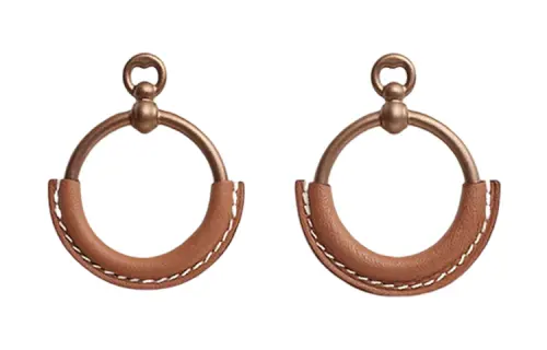HERMES Earrings Small Model Loop