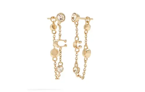 COACH Stainless Steel Earrings Women's