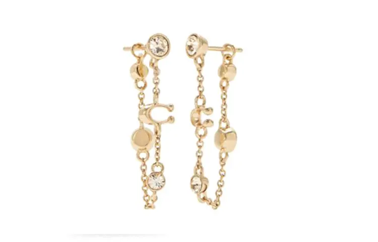 COACH Stainless Steel Earrings Women's