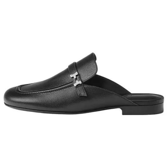 HERMES Closed Toe Slippers Women's