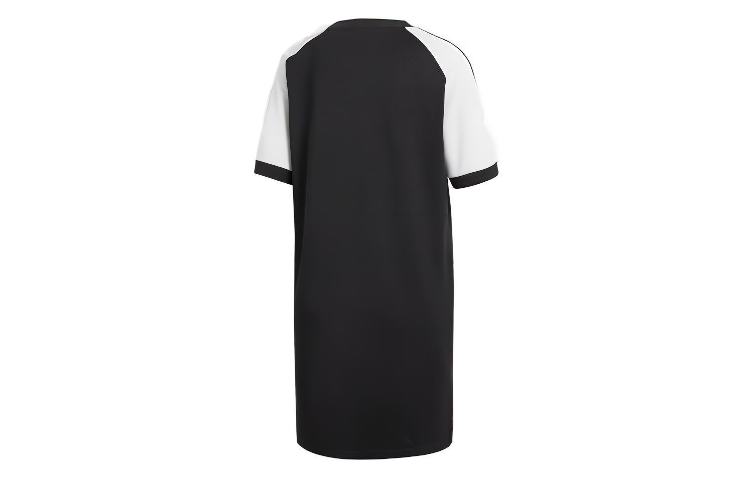 Женское платье adidas originals Raglan Dress (черное) — фото 2