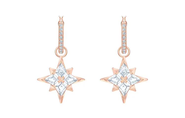 Swarovski Symbolica Earrings Women's Rose Gold