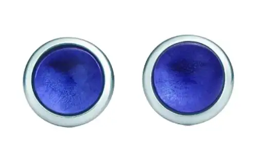 TIFFANY & CO. Sterling Silver With Danquan Stone Earrings Women's Blue