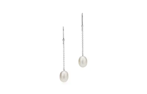 TIFFANY & CO. Drop Earrings Women's Silver