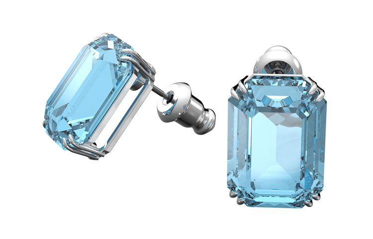 Серьги Swarovski (серебристые)