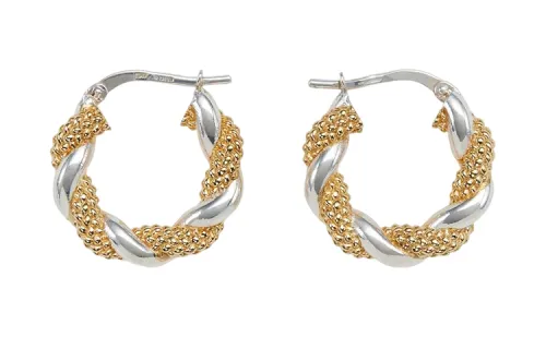 Bottega Veneta Earrings Men's Silver