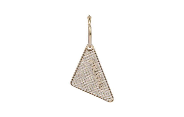 PRADA Earrings Women's Silver