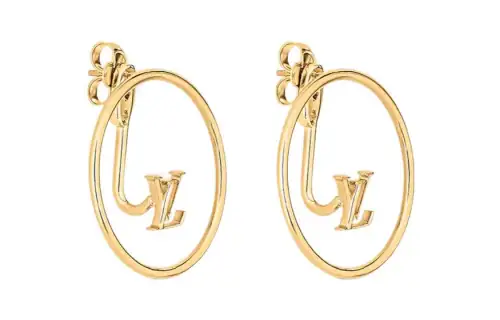 LOUIS VUITTON Lv Eclipse Earrings