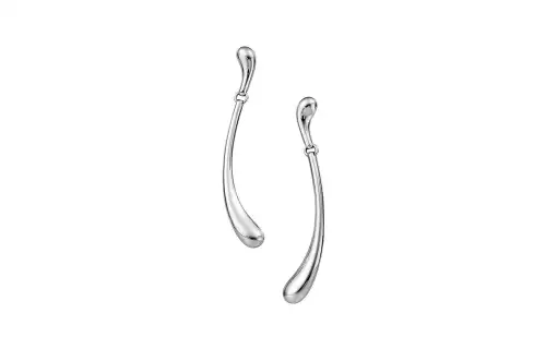 TIFFANY & CO. Pre Owned Pre owned Platinum Elsa Peretti Diamond Earrings