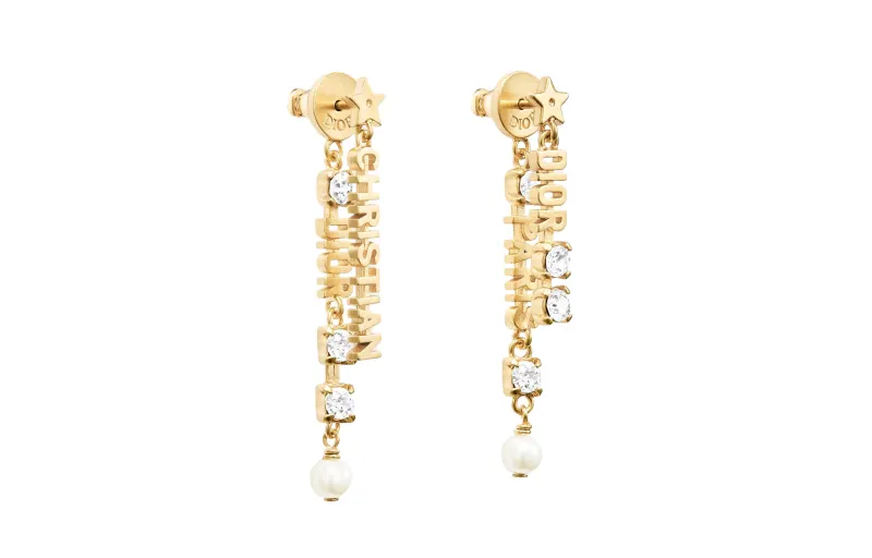 DIOR Earrings Women's Gold