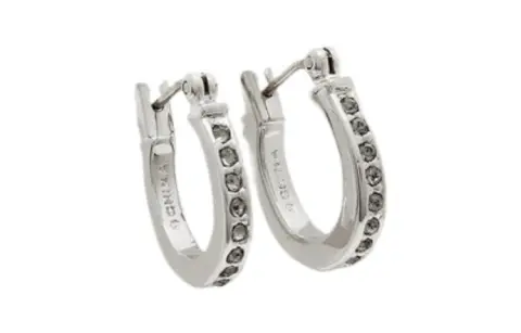 COACH Metal Earrings Women's Silver
