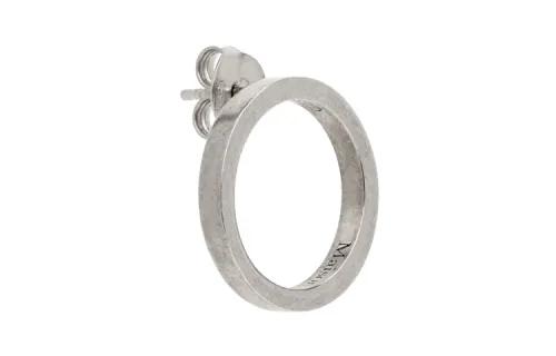 Maison Margiela 925 Sterling Silver Earrings Men's Silver