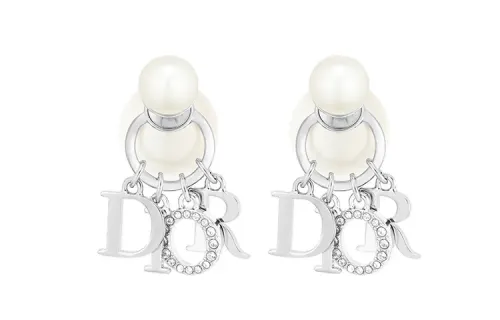 Christian DIOR Pre Owned 2010s Tribales Pearl Earrings