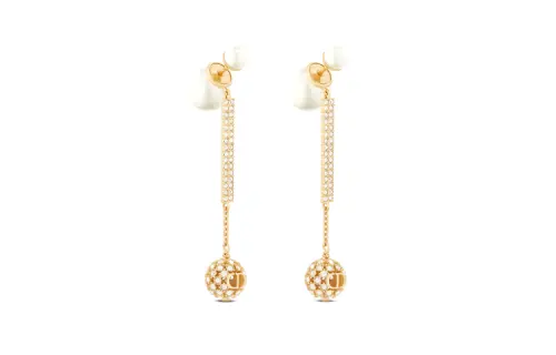 DIOR Earrings Women's Gold