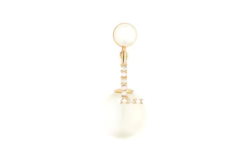 DIOR Resin, Metal, Faux Crystal Earrings Women's