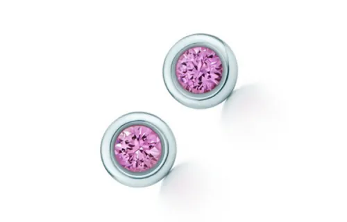 TIFFANY & CO. 925 Sterling Silver With Diamond And Gemstone Earrings Women's Silver