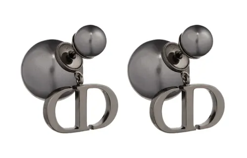DIOR Earrings Women's Gray