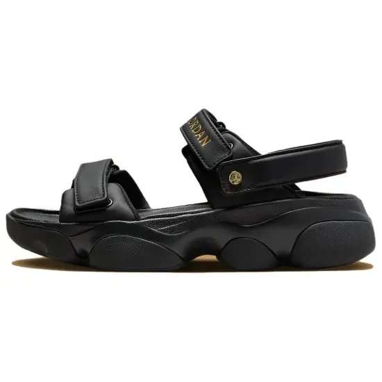 Air Jordan Women's Jordan Deja Sandal 'Black Metallic Gold'