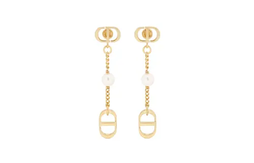 DIOR Metal Earrings Women's Gold
