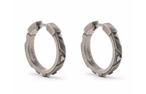 Maison Margiela Brass Earrings Men's Silver