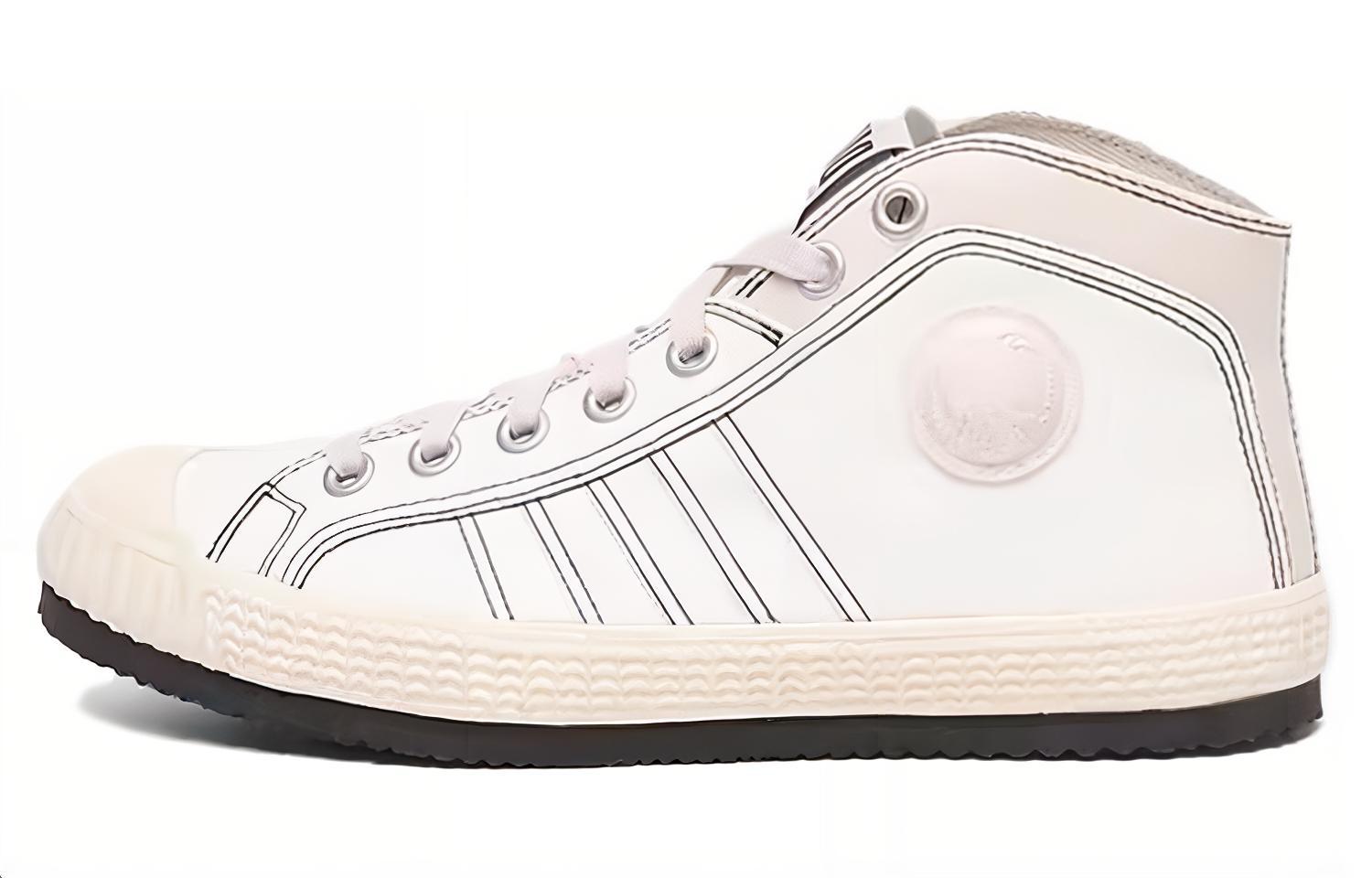 DIESEL Diesai ткани удобно популярный высокий панель обувь мужской стиль белый