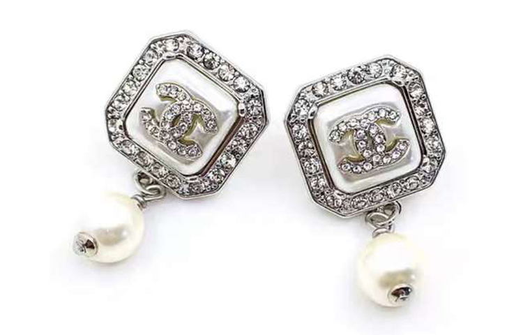 Серьги Chanel (серебряные)