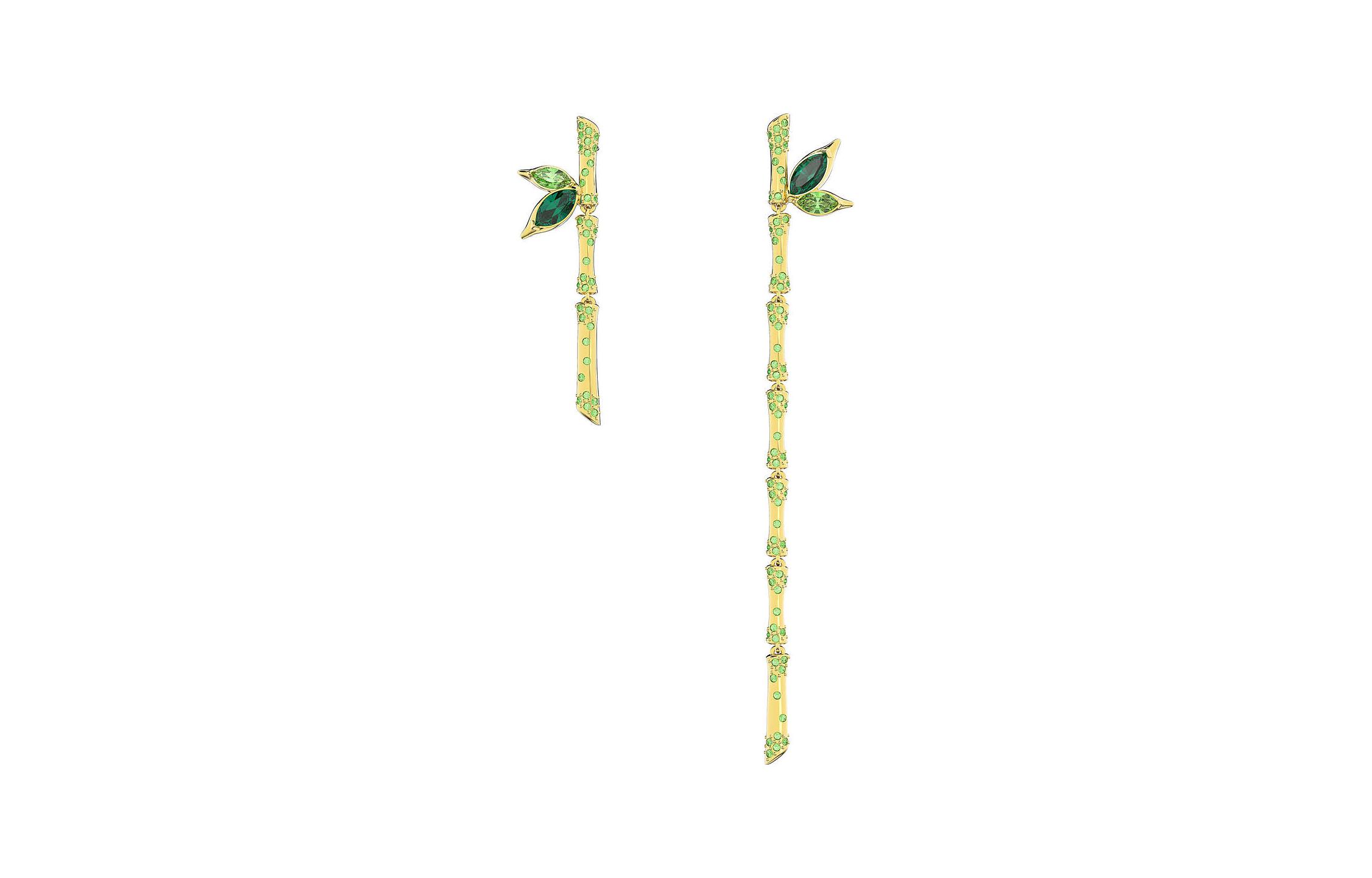 Женские серьги Swarovski Dellium (золотые)