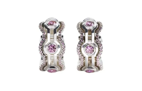 Bottega Veneta Earrings Women's Pink