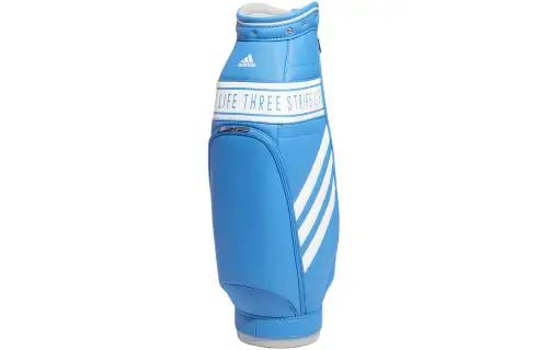 Adidas Polyurethane Blend With Recycled Polyester Storage Bag Women's Bright Blue & White