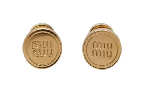 MIU MIU - Earrings Women's Gold