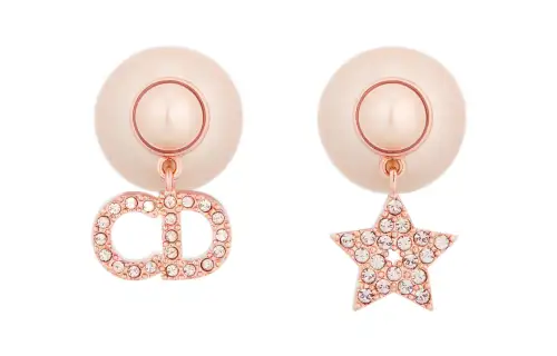 DIOR Earrings Women's Pink