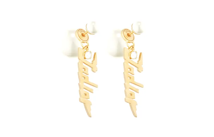 DIOR Earrings Women's Gold
