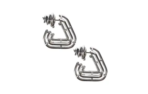 Bottega Veneta Earrings Women's Silver