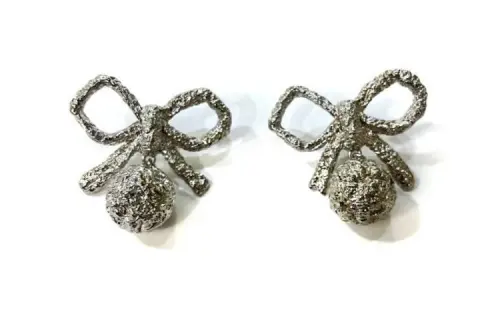 Balenciaga Earrings Women's Silver